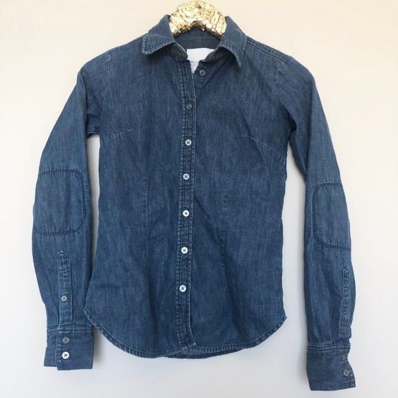 RACHEL Rachel Roy Denim Boyfriend Shirt - Picture 3 of 8